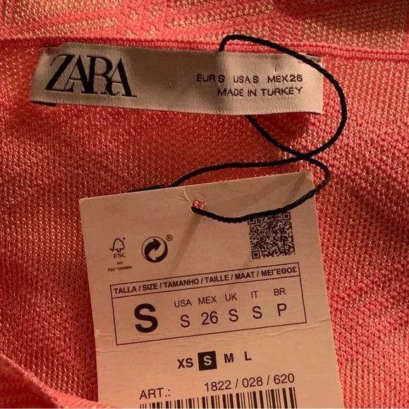 NWT Zara Knit Mini Dress - Picture 9 of 11
